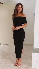 Abi Midi Dress - Black