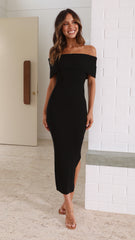 Abi Midi Dress - Black